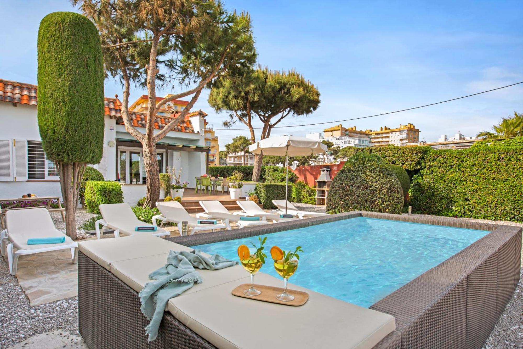 Villa Erika Beach House Malgrat de Mar Extérieur photo